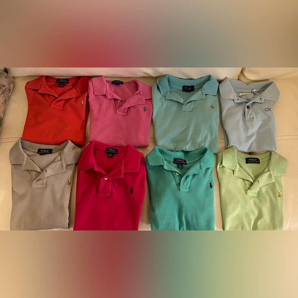 Ralph Lauren and CK kids polos $13 each